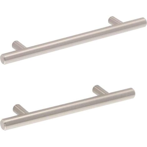 Maniglia Stile moderno Linea Design Serie 72 Giusti - 128 Nichel Satinato