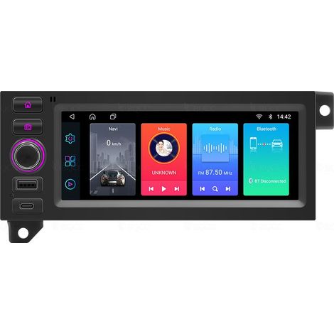 Autoradio Android 2+32G pour Jeep/Dodge/Chrysler 84-02, Lecteur Multimédia Tactile GPS WiFi Bluetooth-FOGCITY-WCY (1/2)