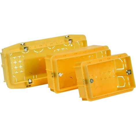 CASSETTA DA INCASSO PER SUPPORTI 503 3 POSTI  106X71X52 MM