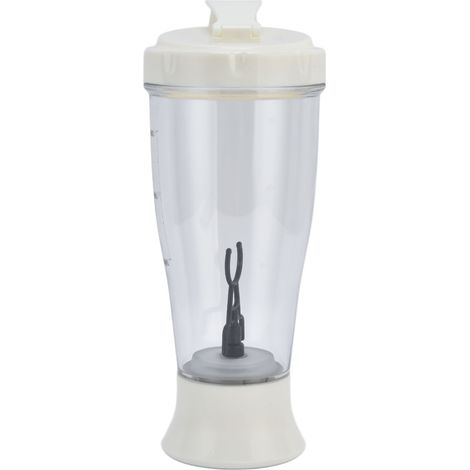 Elektrischer Mixbecher Simple 350ml Kaffee- und Milchshaker, automatischer Shaker, Weiß (1/5)