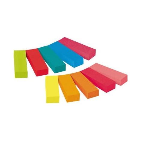 POST-IT Haftmarker Post-it® Page Marker schmal 50 x 15 mm (B x H) gelb ultragelb vitalorangepowerpink lila flieder paradiseblau türkis guavapink neongrün 50 Bl./Block 10 Block/Pack. (1/5)