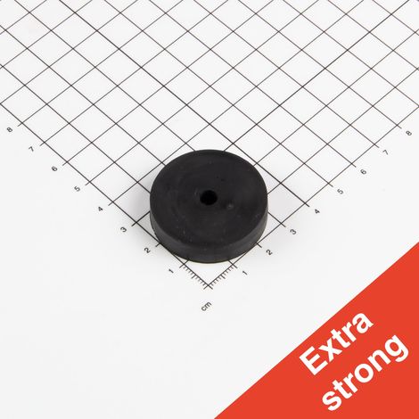 Magna-C Gummiertes Magnetsystem Ø34,5x7,6mm mit konischer Senkung (1/3)