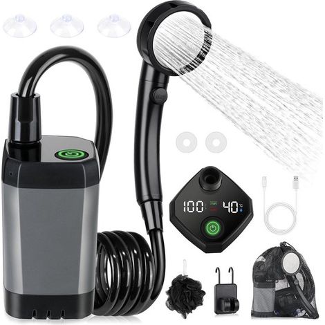 Außendusche Campingdusche Campingdusche mit Duschkopf Mobile Dusche Tragbare Dusche Campingduschen Außenduschen Außendusche Außendusche Camping A (1/5)