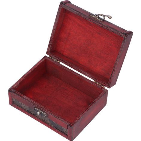 Vintage Schmuckkästchen aus Holz mit Blumenmuster, dekorative Aufbewahrung und Organizer (1/5)
