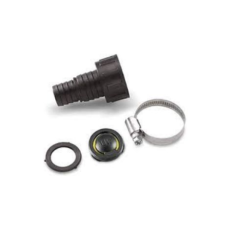 Kärcher – Raccord rapide pour pompe 30,3 mm (1") – Filetage pivotant – Clapet anti-retour – Compatible tuyaux 3/4" et 1" – Installation facile