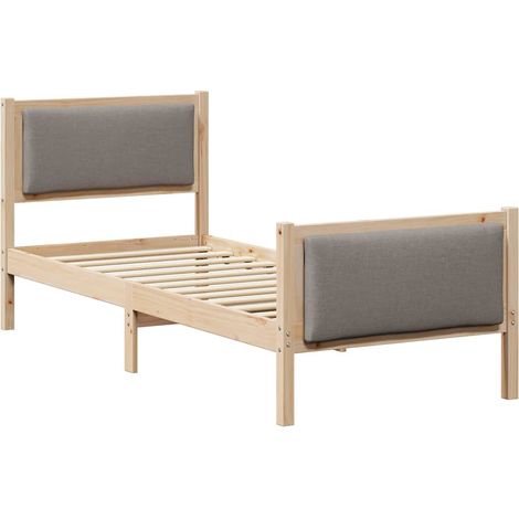 Maison Exclusive - Struttura del letto con testiera Talpa 80 x 200 cm Tessuto (1/5)