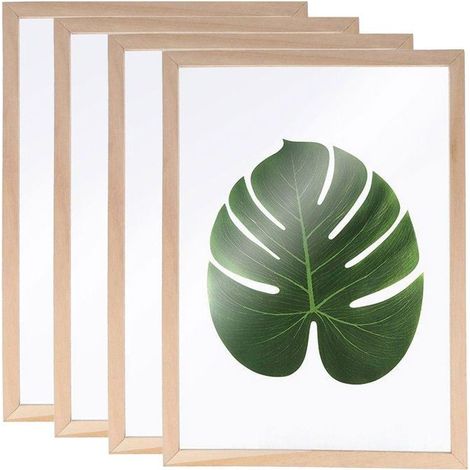 4 cadres en bois pour Herbier A4