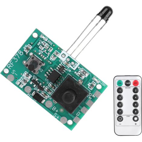 Module de commande de lumière décorative solaire 3,7 V avec télécommande pour éclairages décoratifs solaires. (1/5)