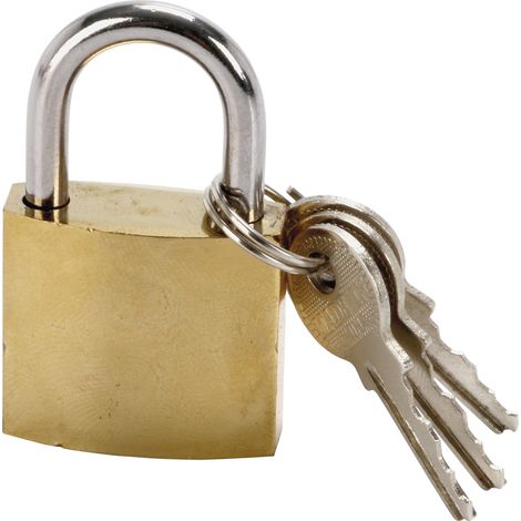 COGEX - CADENAS À CLÉ, CADENAS À BAGAGE - CADENAS A CLÉ POUR CASIER, CADENAS A CLEF POUR ARMOIRE - PETIT CADENAS ACIER TRÈS SOLI (1/4)