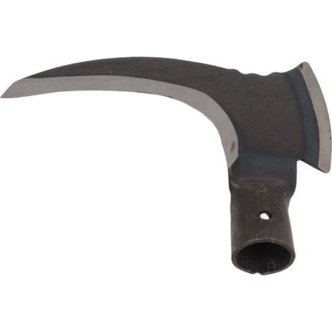Faux double multifonctionnelle en acier à haute teneur en manganèse pour la coupe des arbres et des arbres. Double faucille pour outils de jardinage. Tête de coupe simple. (1/5)