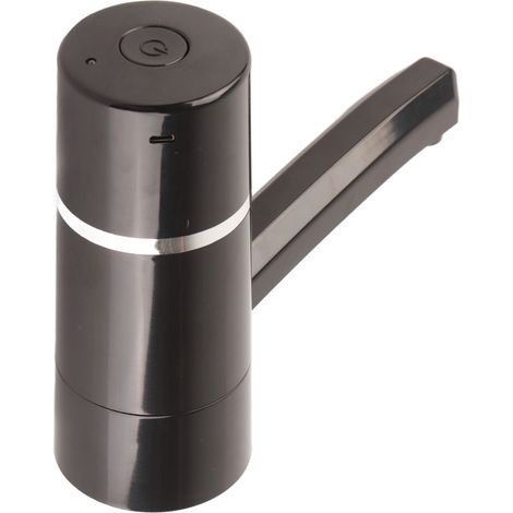 Pompe à boire rechargeable sans fil USB (Noir) pour bouteilles standard, matériaux ABS et silicone, tube 50cm, utilisation à domicile et bureau (1/5)
