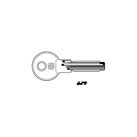 CHIAVI PUNZONATE PER CILINDRI CISA 6+7 SPINE CS70- - CS70 - 10 pezzi SILCA
