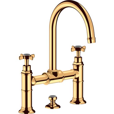 hansgrohe AXOR Montreux mitigeur lavabo 2 poignées 220, vidage (1/5)