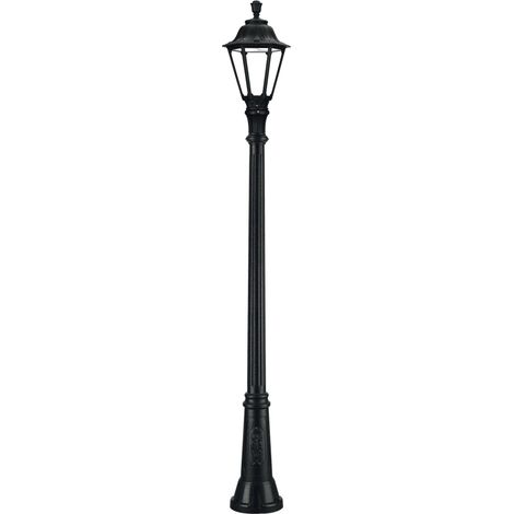 Luminaria para poste INDURA BIG 6 IP55 E27 42W 530mm Negro
