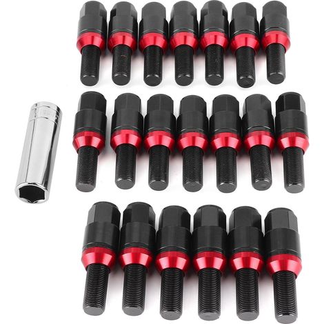 de 20 écrous de roue style tuner filetage M14x1 25 (1/5)