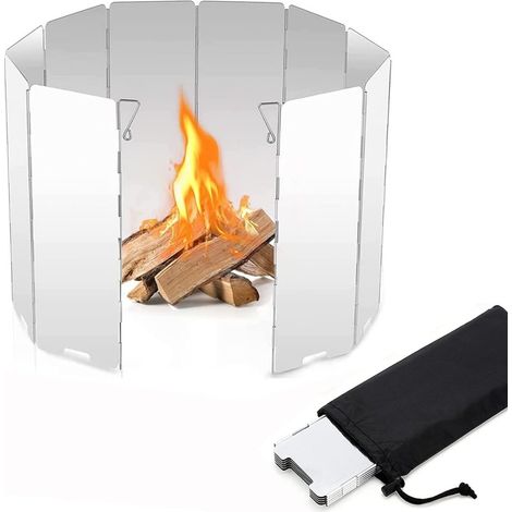Schützen Sie Ihre Flamme: Der ultimative Windschutz für Campingkocher aus Aluminium (1/5)