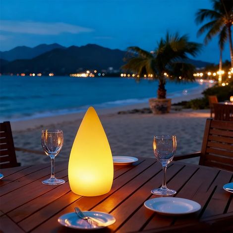Lampe de Chevet LED RGB Multicolore 16 Couleurs 4 Modes IP65 Veilleuse Couleur USB C Lampe de Table Sans jardin terrasse extérieur (1/5)