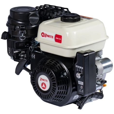 Motor komplett ZANETTI ZBM210L4V 208 cc zylindrische Welle Von 20 Auto-Wickler