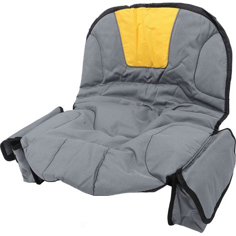 Housse protectrice de siège pour tracteur et tondeuse auto-portée imperméable anti-UV en polyester avec poches de rangement 1 pièce (1/5)