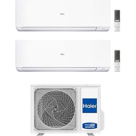 HAIER Condizionatore dualsplit Expert 9000+12000 btu codice prod: as25(35)cahra 2u40s2sm1fa (1/4)