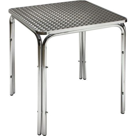 Table de jardin alu 600 x 600 mm