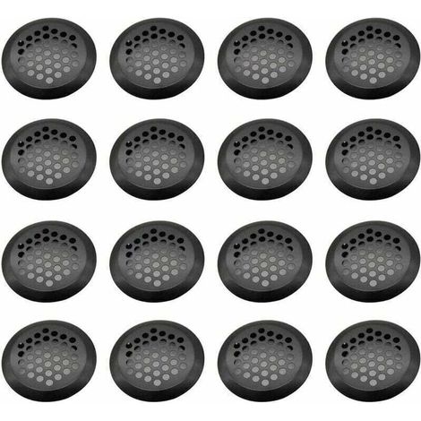 Enowelir Grille De Ventilation Ronde En Acier Inoxydable 16 Pièces Pour Armoire Cuisine Meubles Et Armoire À Chaussures (1/4)