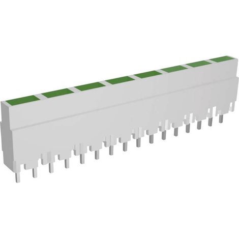 Signal Construct ZALW 082 Serie LED 8 scomparti Verde (L x L x A) 40.8 x 3.7 x 9 mm (1/2)