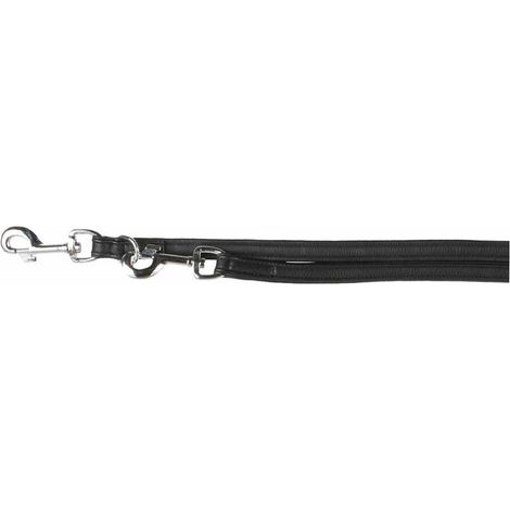 Ramal ajustable para perro Trixie Cavo Negro 2 m S/M (1/4)