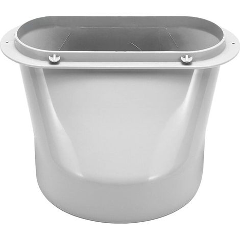 Adaptateur de Tuyau d'échappement pour Tuyau de climatisation Portable, Interface de Bouche Plate (15 cm) (1/4)