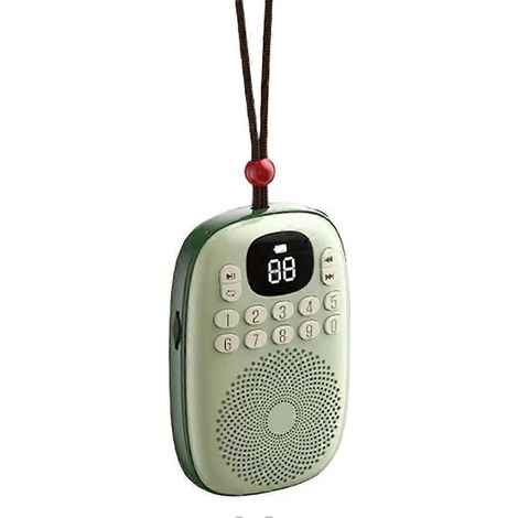 Radio FM de poche avec écran LED, récepteur radio numérique, rechargeable, Bluetooth 5.4, haut-parleur, lecteur de musique MP3 avec carte TF et lecteur de carte TF. (1/5)