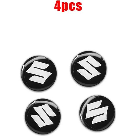 (4 pièces Suzuki) Autocollants de protection anti-blocage pour serrure de portière de voiture, compatibles avec les emblèmes Suzuki JIMNY, Grand Vitara, SX4, Swift, Alto et Baleno. (1/4)