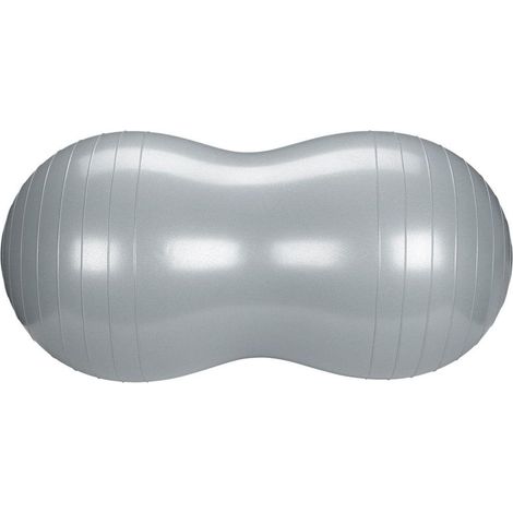 Ballon de fitness en forme de cacahuète 45×90 cm argenté (1/5)