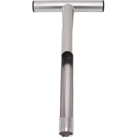 Sonde de prélèvement de sol portable en acier inoxydable 304 avec poignée en T, outil de prélèvement de sol pour ferme, jardin et pelouse, 30 cm (12 pouces) (1/5)