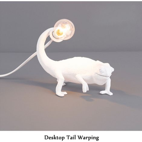 Lampe Led En Forme De Lézard Au Caméléon, Design Moderne, Luminaire Décoratif D'Intérieur, Idéal Pour Une Chambre À Coucher Ou Un Salon--Table Lamp Style A (1/5)