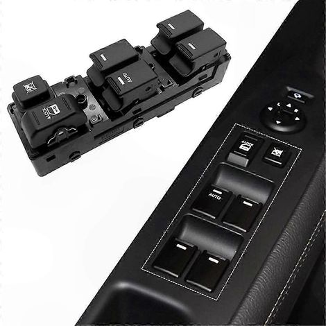 Hauptschalter für elektrische Fensterheber für Sorento 2009-2014, Teilenummer 93573-2P000, Fensterheberschalter Fahrerseite, Kia-kompatibel, direkter Ersatz. (1/4)