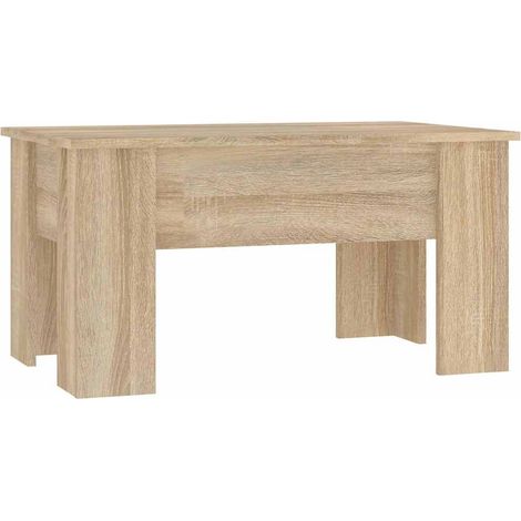 Maison Exclusive - Tavolino da Salotto Rovere Sonoma 79x49x41 cm Legno Multistrato (1/5)