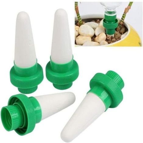Ceramic automatic plant watering cone, drip irrigation dispenser. (1/4)