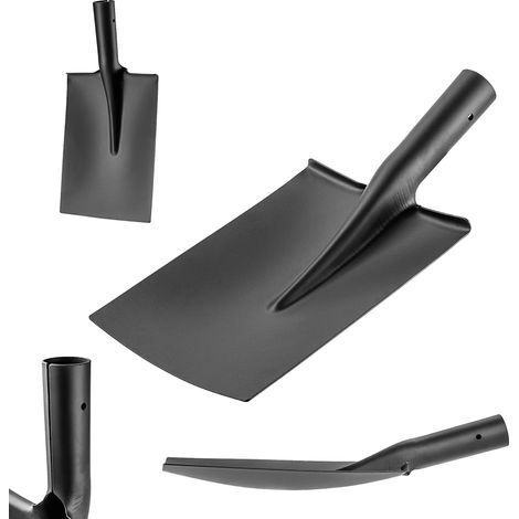 KADAX Gartenspaten ohne Griff, Schwarz 40.5x20 cm (1/5)