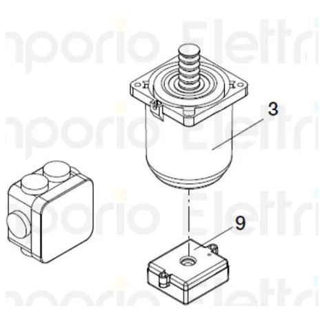 Moteur 24V 24Vdc pour remplacement Zed 24 Asc BENINCA' 9686250 (1/3)