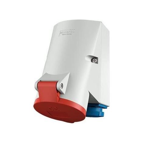 MENNEKES 1651 32A5P 6H400V Wanddose IP44 +16A2P Doppelbox TwinCONTACT, 32A5p400V, IP44-'1036397' (1/5)
