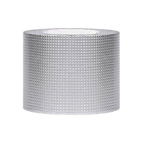 CINTA DE ALUMINIO: Cinta adhesiva de aluminio súper fuerte e impermeable, perfecta para reparar grietas, fugas, agujeros, dimensiones 5 cm x 5 metros (1/4)
