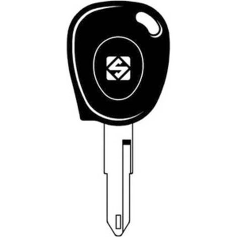 2 x SILCA NE73TE CHIAVE TRANSPONDER VUOTA OTTONE