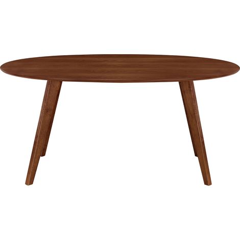 Design-Esstisch Vintage oval Nussbaum L160 MARIK