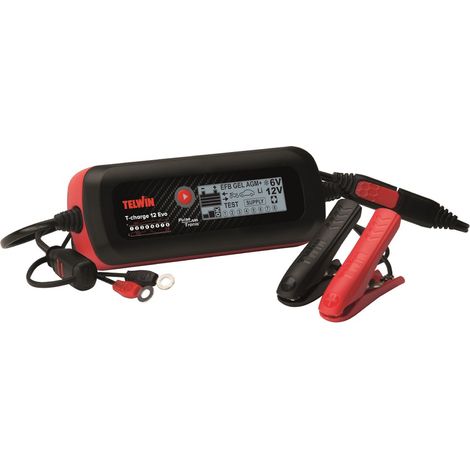Telwin T-Charge 12 Evo Caricabatterie Tester e Mantenitore di Carica