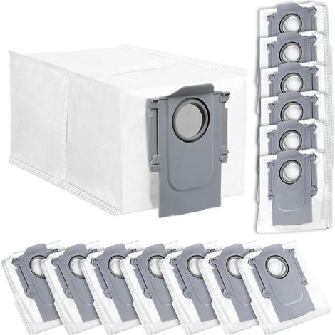 14 Stück Staubbeutel für Roborock Saros 10R / Q Revo/Qrevo Pro/Qrevo MaxV/Qrevo Curv/Qrevo Master / S8 MaxV Ultra / S8 Max Ultra Saugroboter, 2.7L große Kapazität Staubsaugerbeutel Ersatzteile