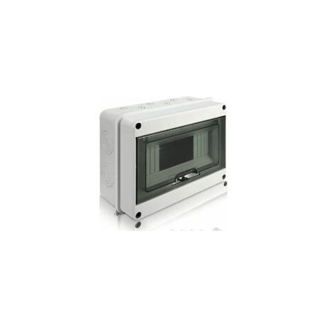 Coffret électrique étanche IP65 1 rangée 8 modules – Résine ABS – Pour environnements humides – Armoire de contrôle extérieure