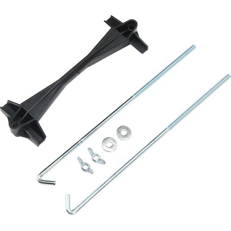 Set bestehend aus 7 Batterieklemmen, 10 Befestigungsschrauben und -muttern, universellen J-Haken, Autozubehör-Set (1/5)