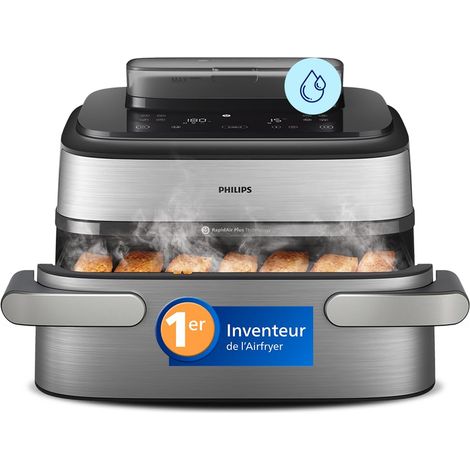 Airfryer 5000 - Air Fryer Panier Flexible 9.5L, Cuisson vapeur (1/5)