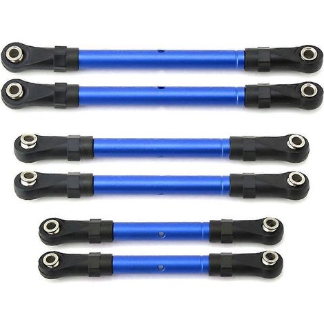 Biellette de direction, barre d'accouplement pour Hoss/4WD bleue (1/5)