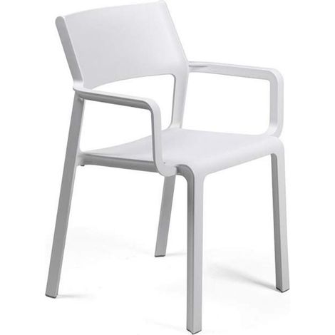 Sessel "Nardi Trill Armchair" Gartenmöbel, für Bar und Restaurant aus Polypropylen-Glasfaser -Weiss / Packung mit 1 Stück (1/5)